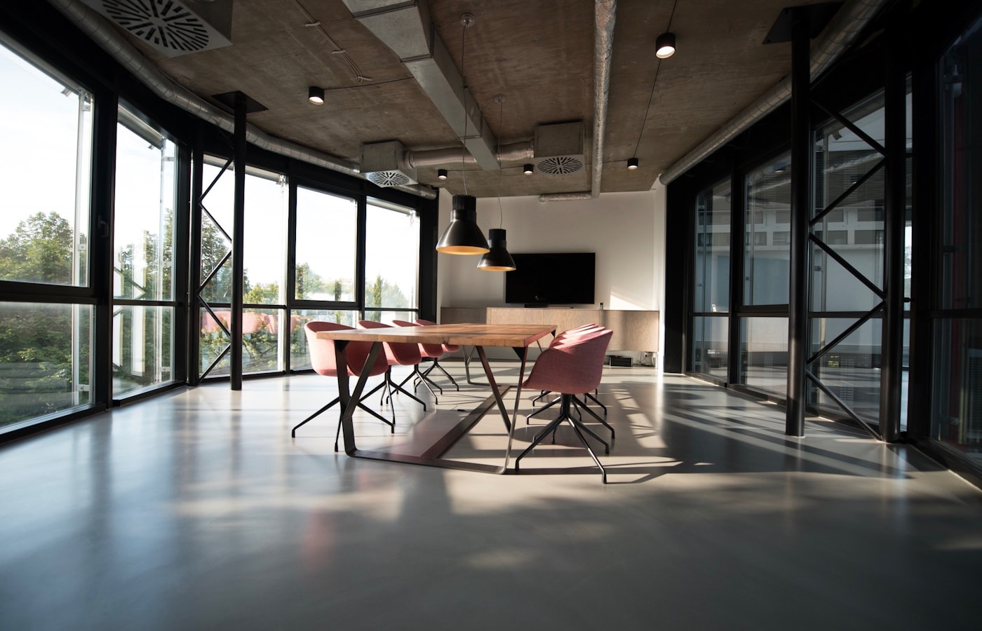 Our open studio space
